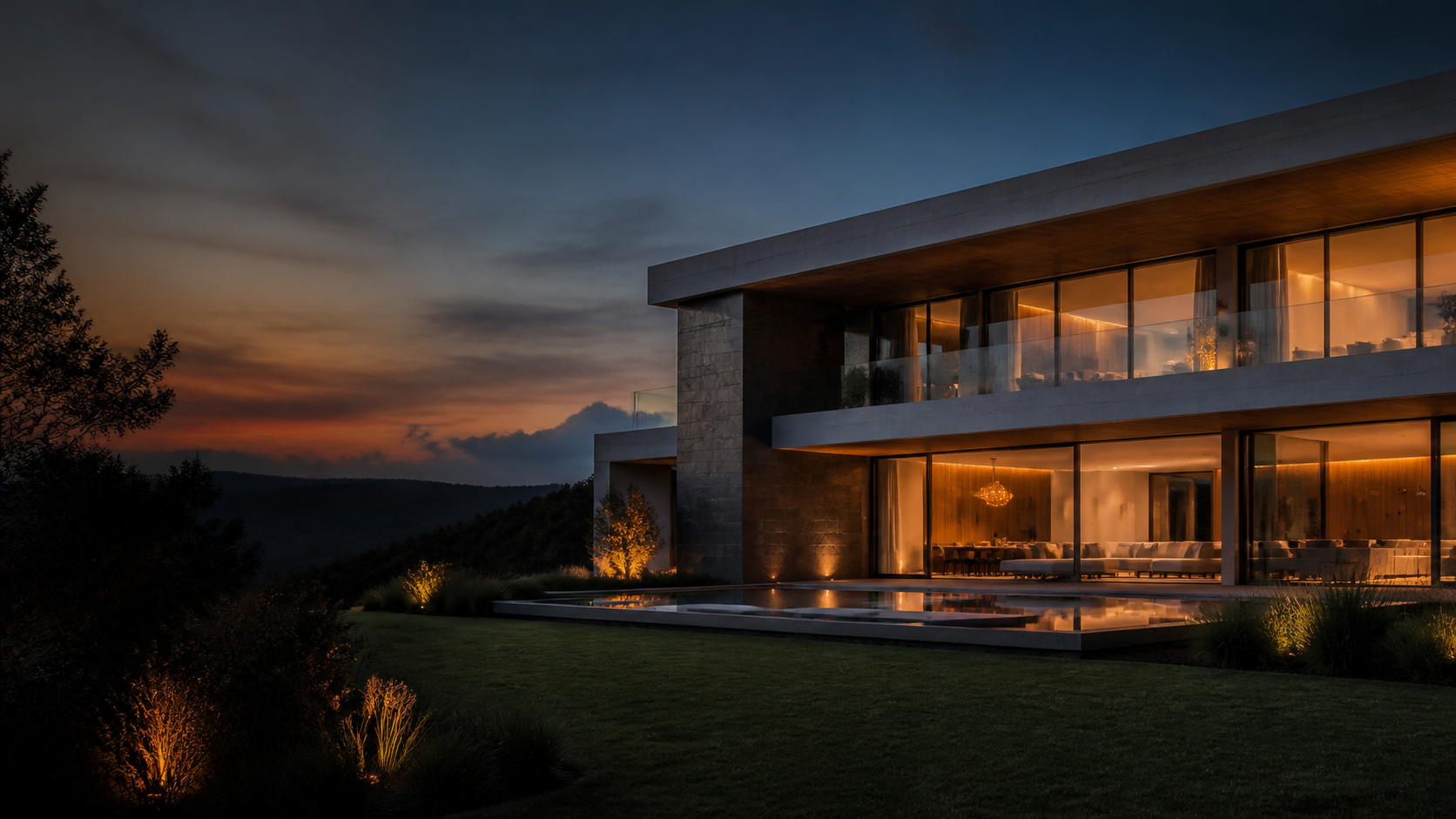 Casa contemporânea em destaque